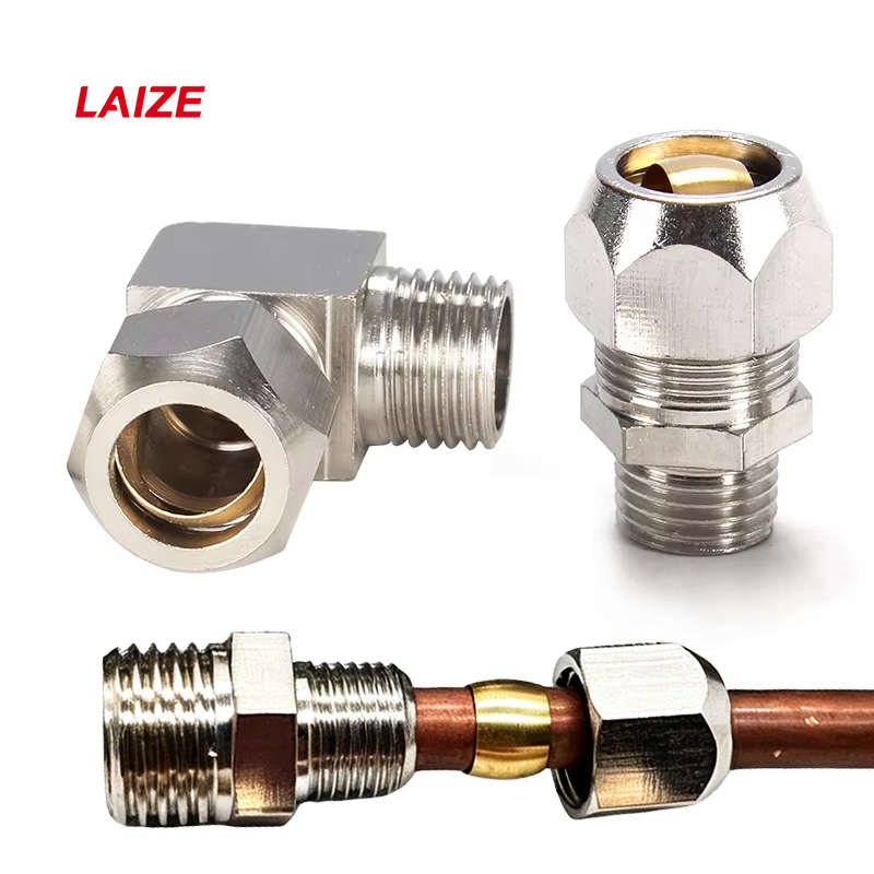 Compression Fitting Brass - Brass Ferrule Fittings Compression Adaptors BSPT