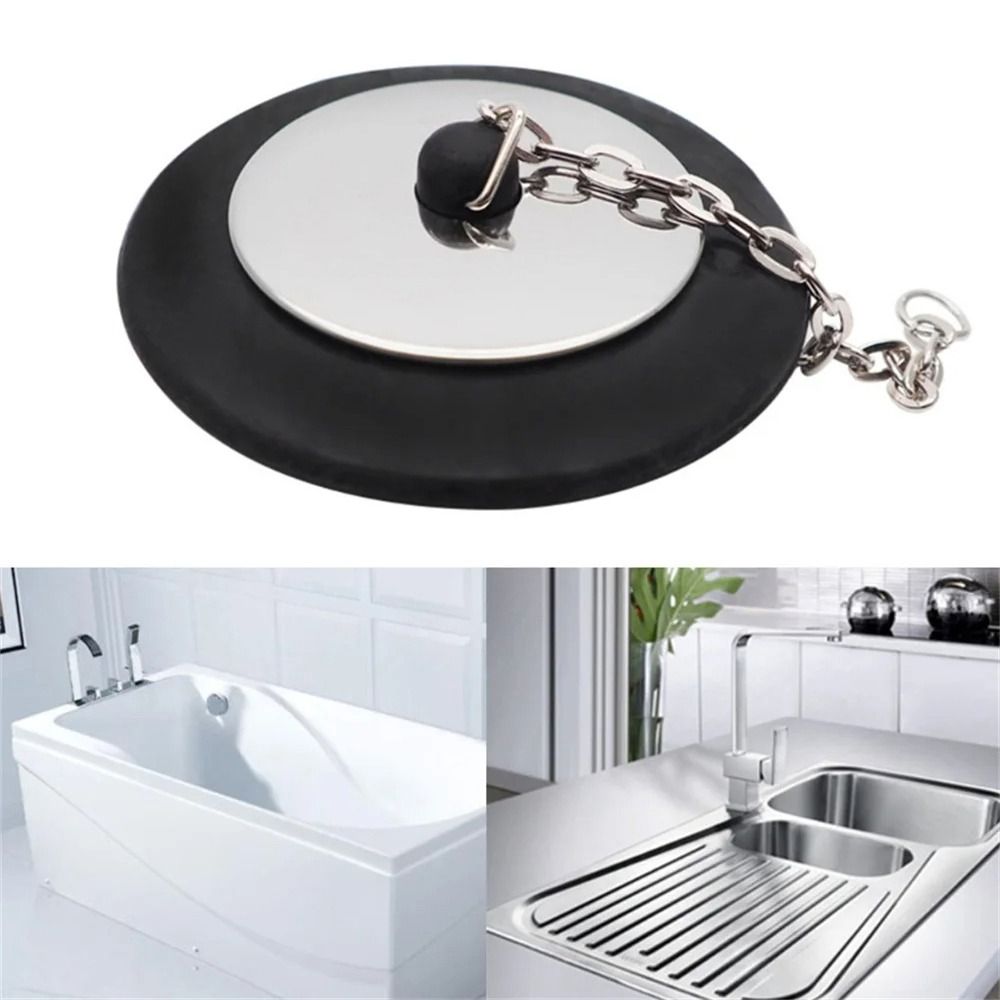 1Pcs Durable Rubber Tub Stoppe – обзор и цена Drain Pipe Clip