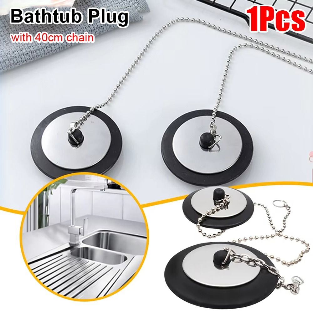 1Pcs Durable Rubber Tub Stoppe – обзор и цена Drain Pipe Clip