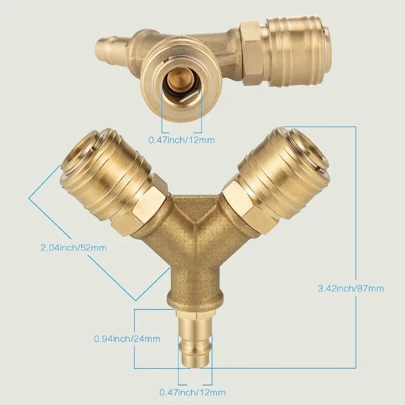 Upgraded Compressed Air Distri – обзор и цена Compression Fitting Brass
