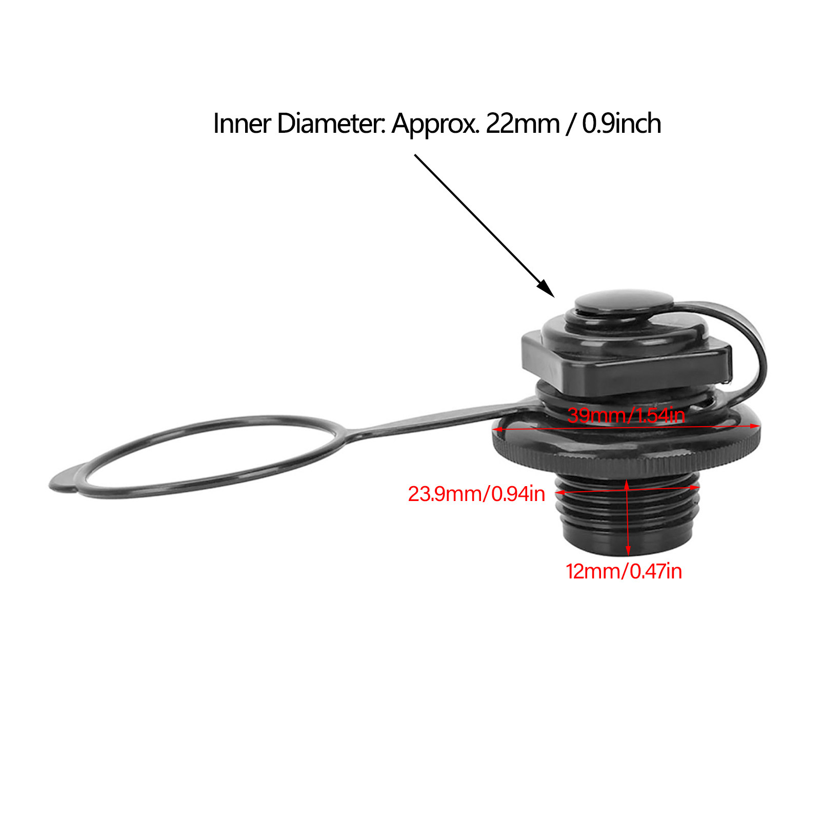 23.9mm Black Plastic Inflatabl – обзор и цена Float Ball Valve
