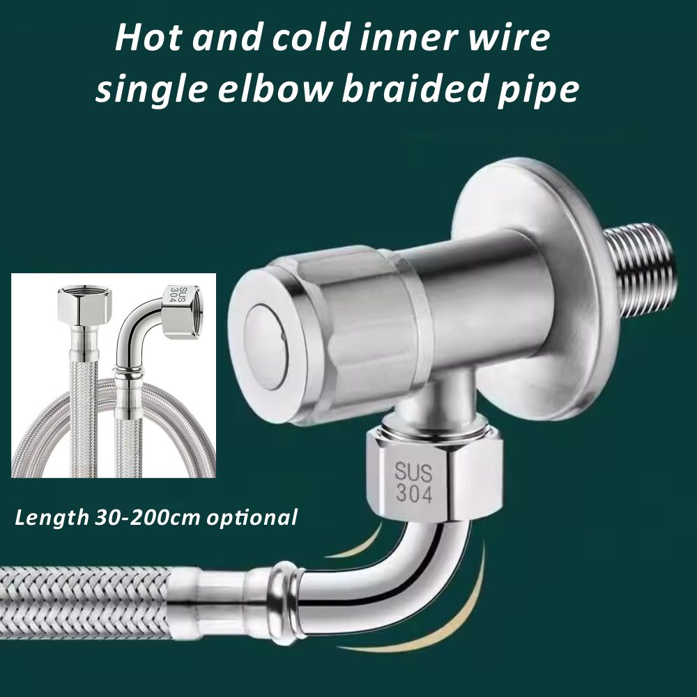 New 90° Bend Pipe Pipe Toilet  – обзор и цена Flexible Hose Braided