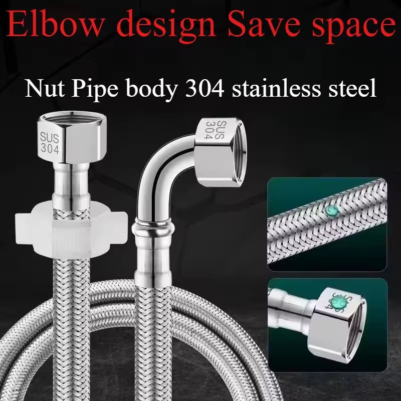 New 90° Bend Pipe Pipe Toilet  – обзор и цена Flexible Hose Braided