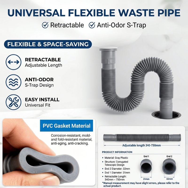 Universal Flexible Expandable  – обзор и цена Flexible Hose Braided