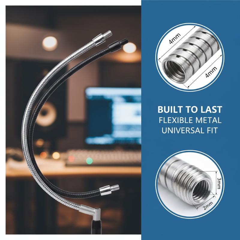 LED M4 Black Silver Microphone – обзор и цена Drain Snake Flexible