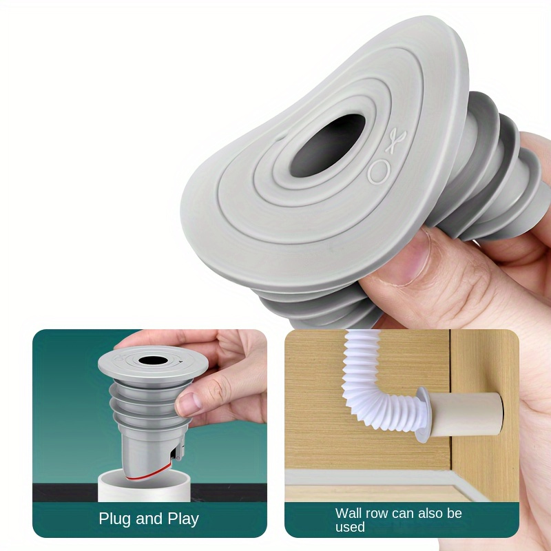 1PC Silicone Floor Drain Seal  – обзор и цена Drain Pipe Clip