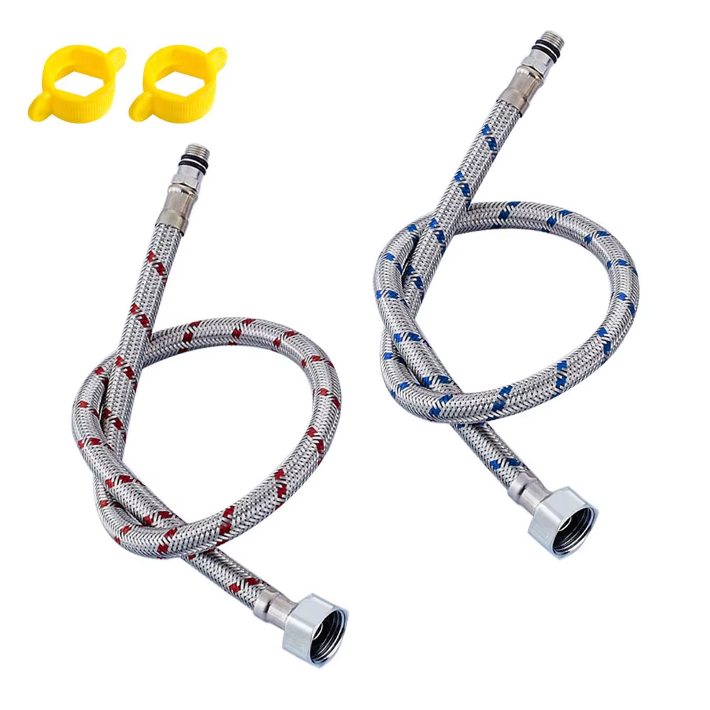 G1/2 G3/8 G9/16 50cm 1 pair St – обзор и цена Flexible Hose Braided