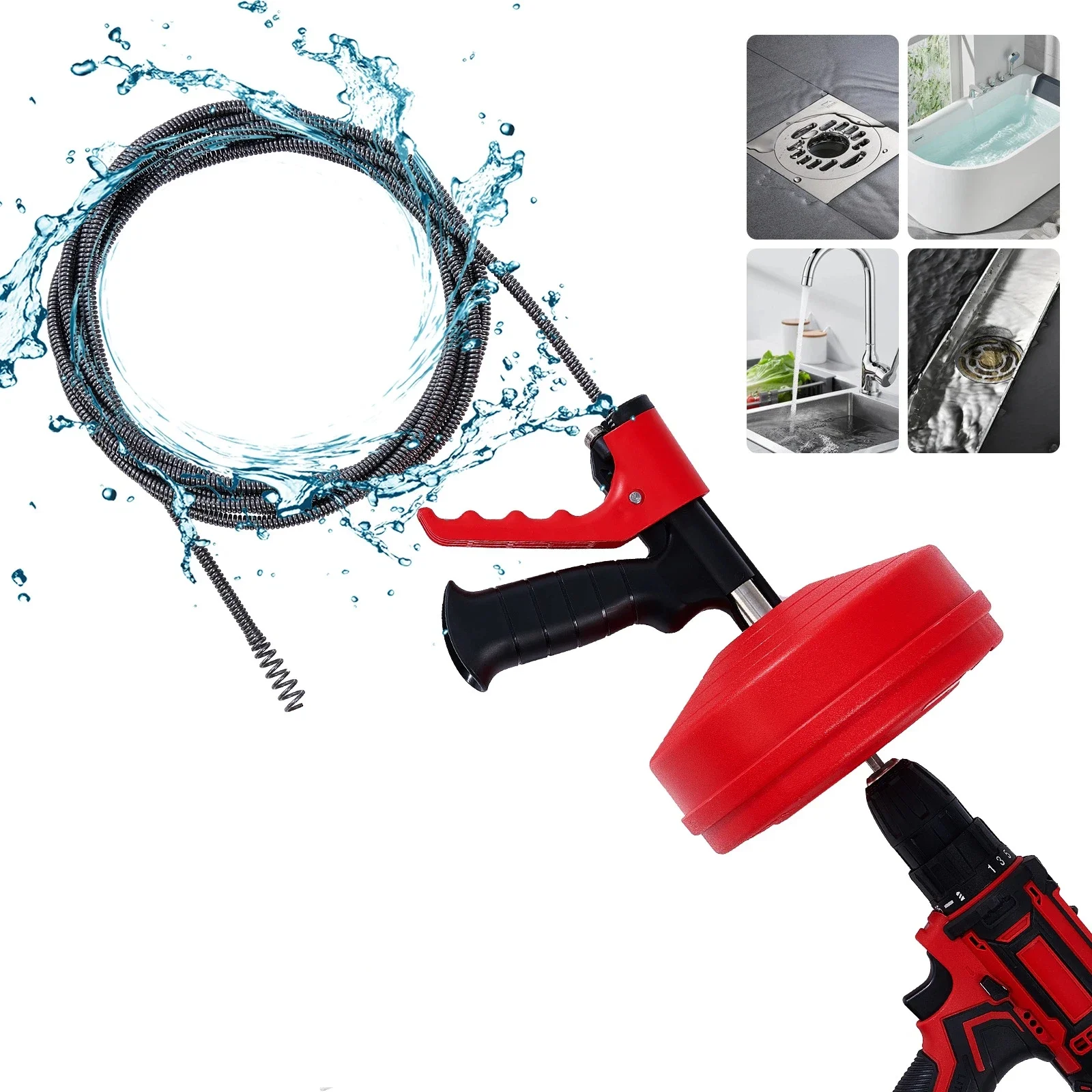 Drain Auger Clog Remover Flexi – обзор и цена Drain Snake Flexible
