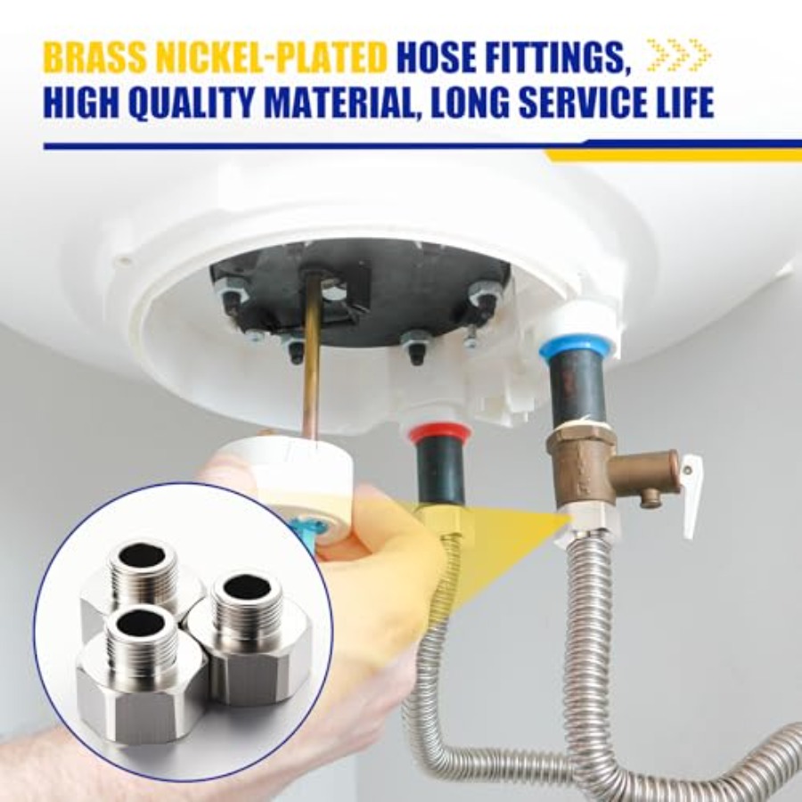 8 Pcs Brass Water Line Adapter – обзор и цена Compression Fitting Brass