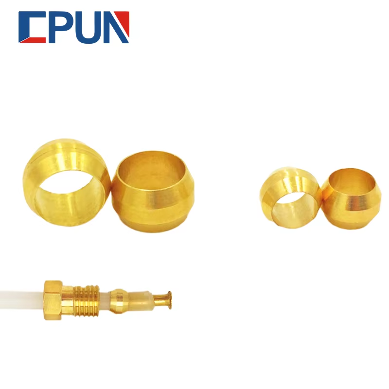 10pc Brass Double taper ferrul – обзор и цена Compression Fitting Brass