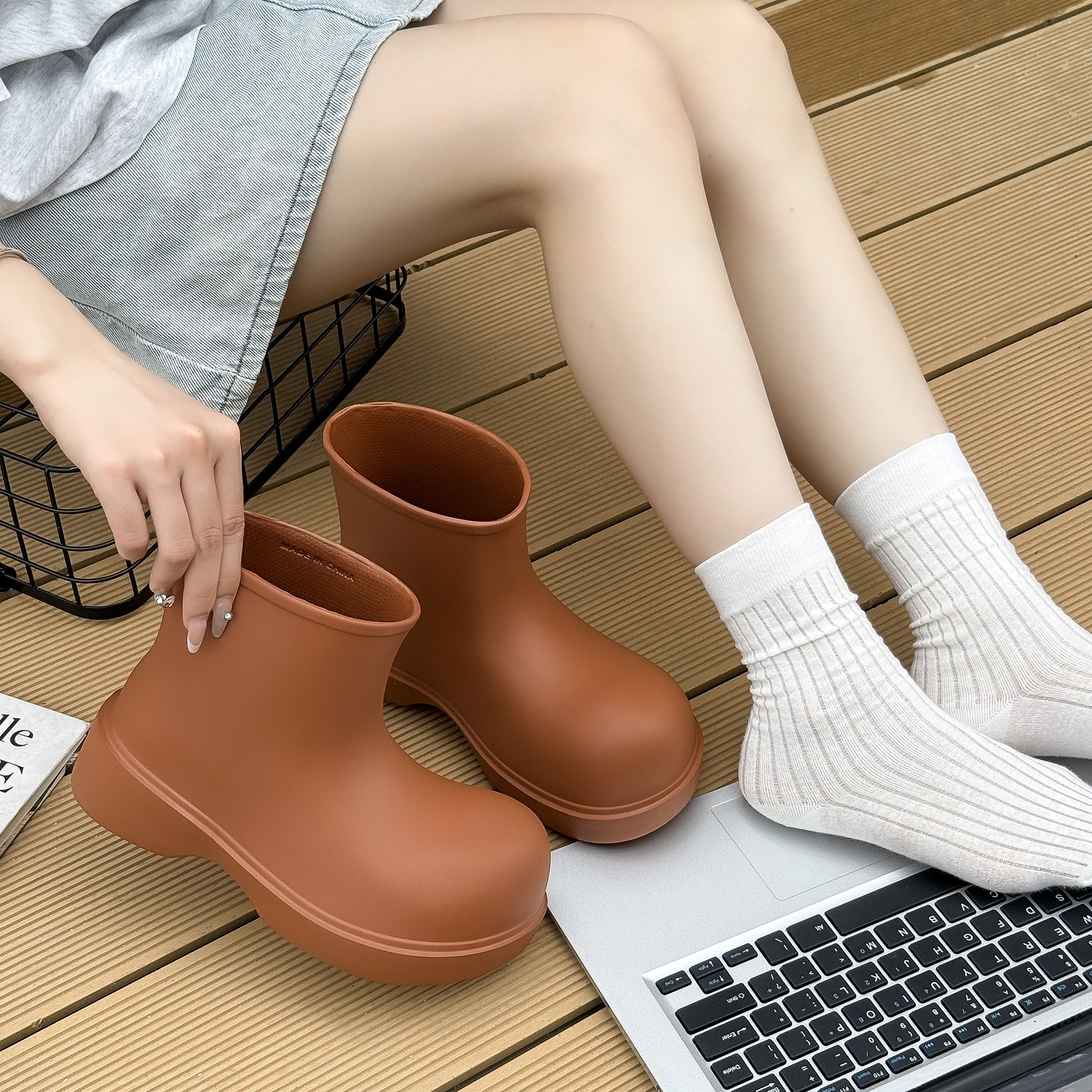 Korean rain boots 2025 women's – обзор и цена Pipe Bending Spring
