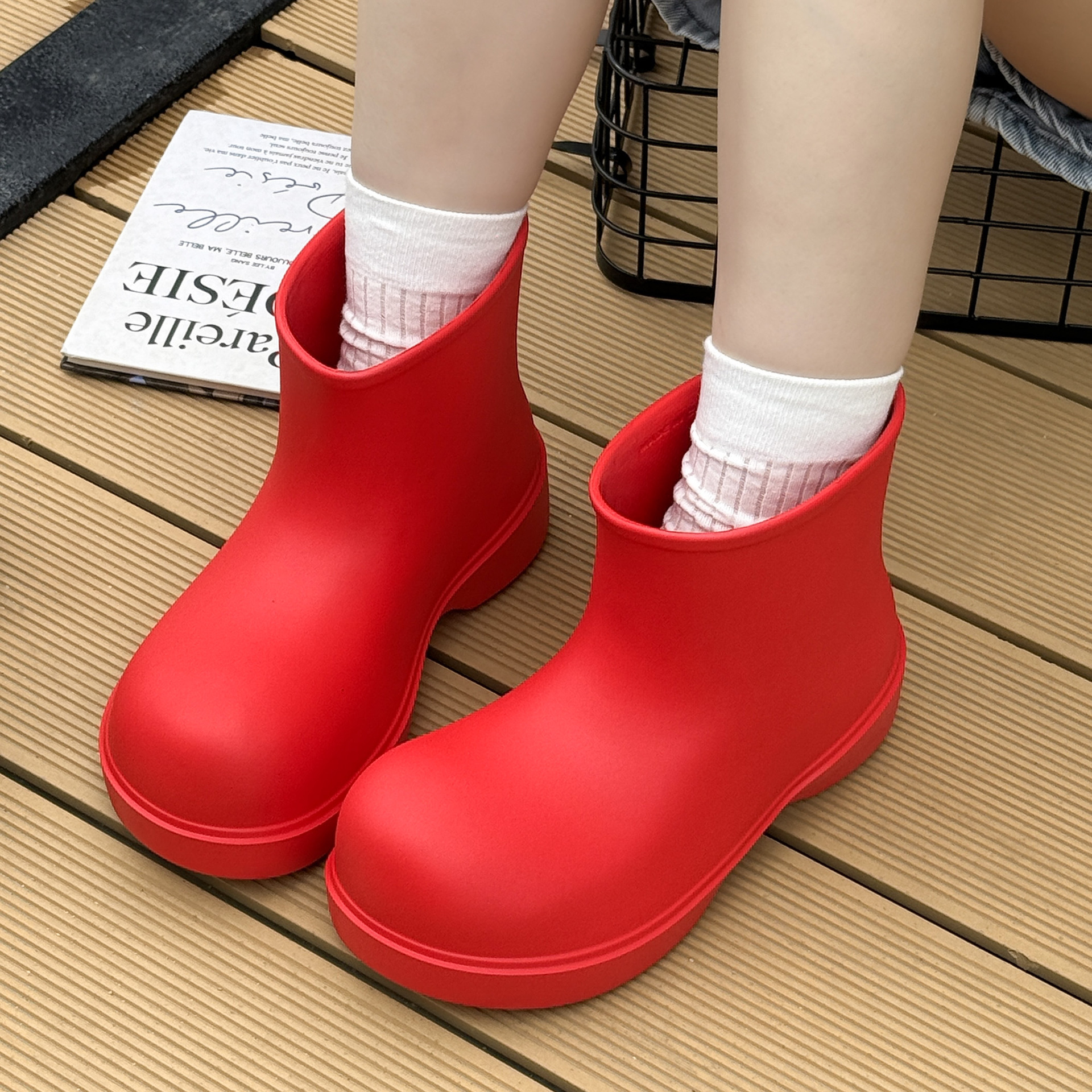Korean rain boots 2025 women's – обзор и цена Pipe Bending Spring