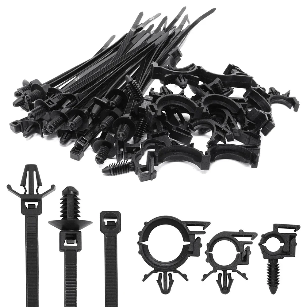 45Pcs Universal ﻿car Wire Harn – обзор и цена Plastic Pipe Clip