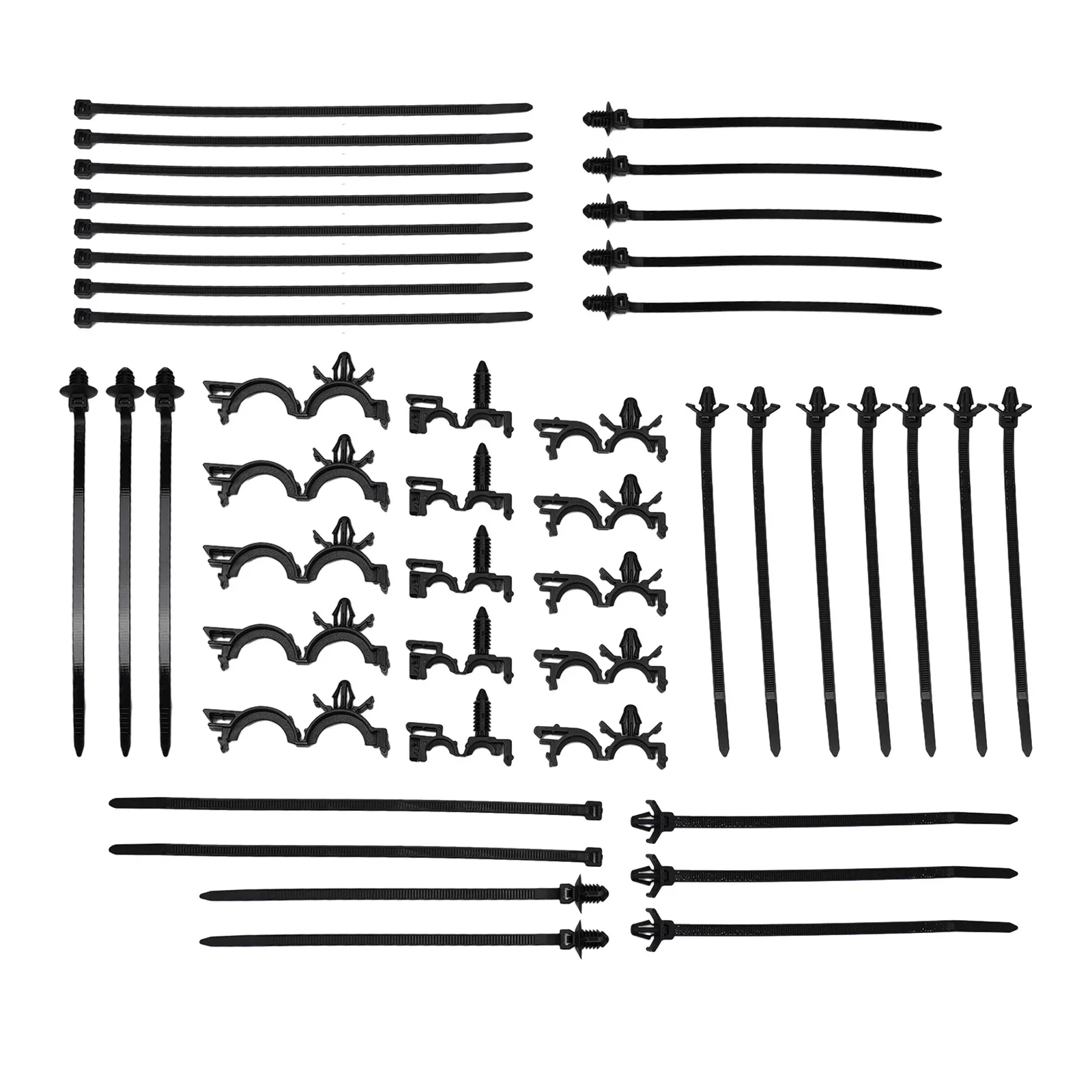 45Pcs Universal ﻿car Wire Harn – обзор и цена Plastic Pipe Clip
