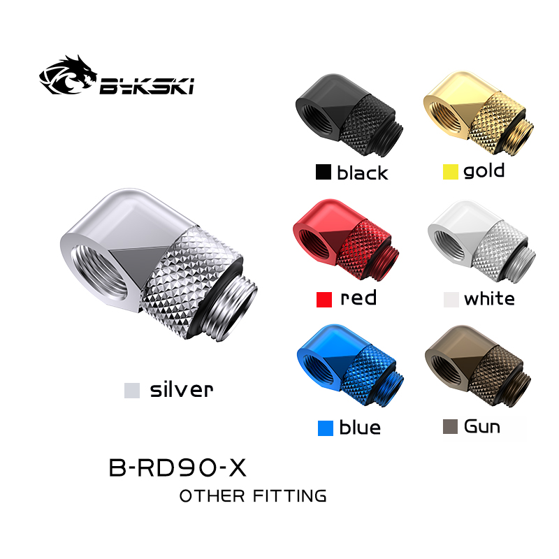 Bykski B-RD90-X 90 Degree Bras – обзор и цена Compression Fitting Brass