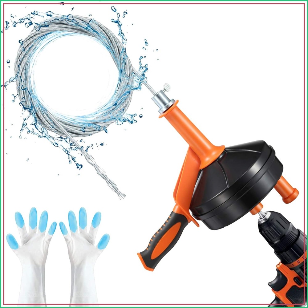 Drain Auger Clog Remover with  – обзор и цена Drain Snake Flexible