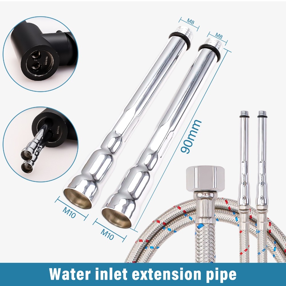2PCS Flexible Plumbing Pipes G – обзор и цена Flexible Hose Braided