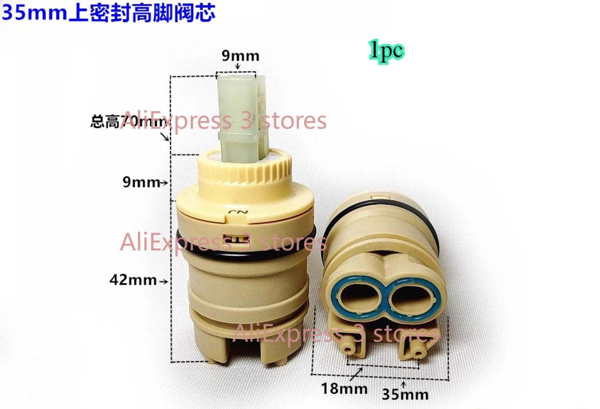 1pcs 28mm/35mm/40mm Water Mixe – обзор и цена Basin Mixer Cartridge