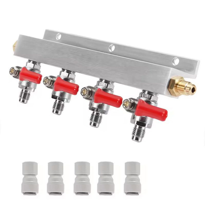 IMAICTUU 4 Way Gas Manifold Co – обзор и цена Push Fit Connector