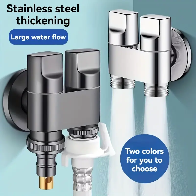 Stainless steel double outlet  – обзор и цена Toilet Fill Valve