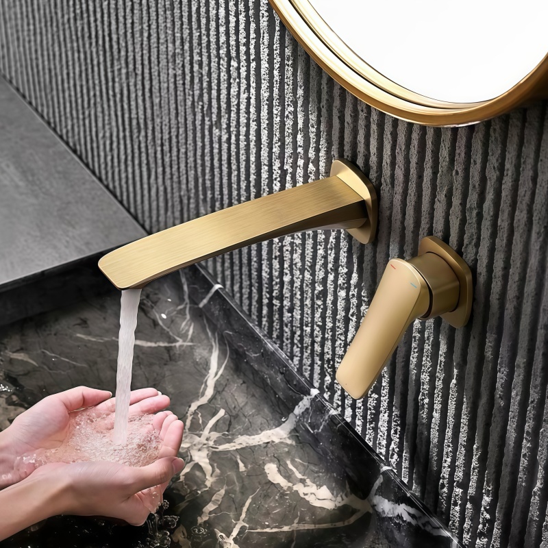 Gold Concealed Bathroom Faucet – обзор и цена Basin Mixer Cartridge