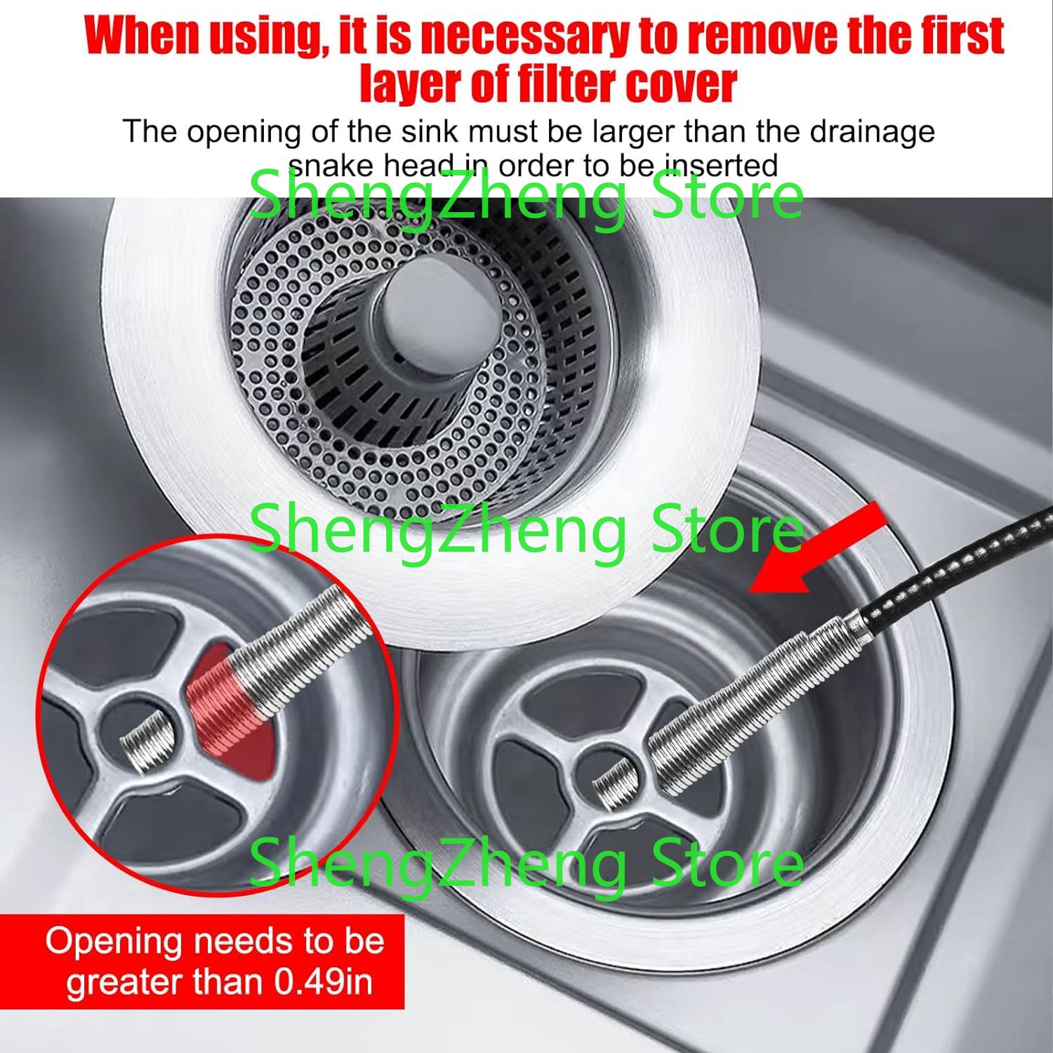 1Pcs Drain Snake Hair Drain Cl – обзор и цена Drain Snake Flexible