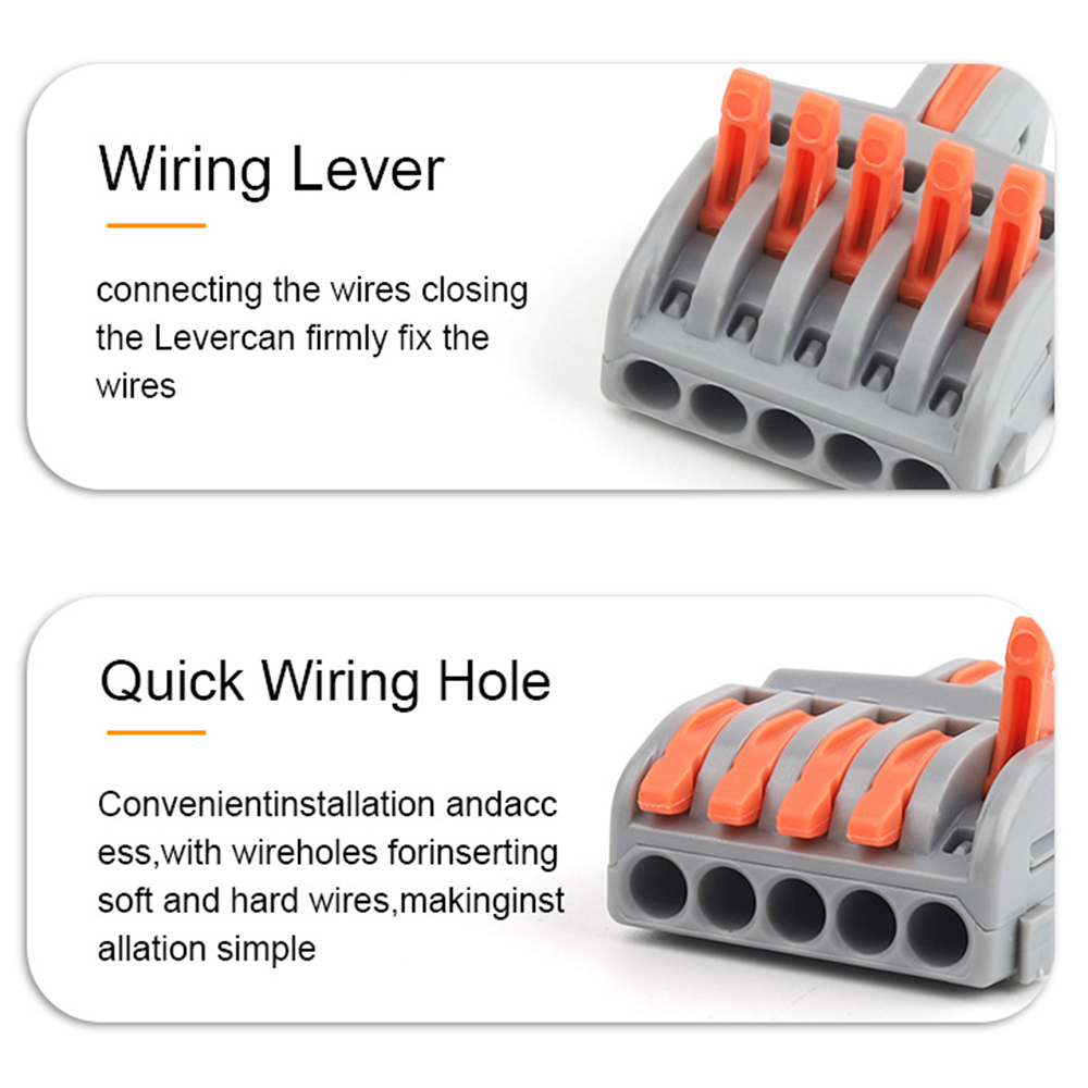 10/100PCS Electrical Cable Con – обзор и цена Push Fit Connector
