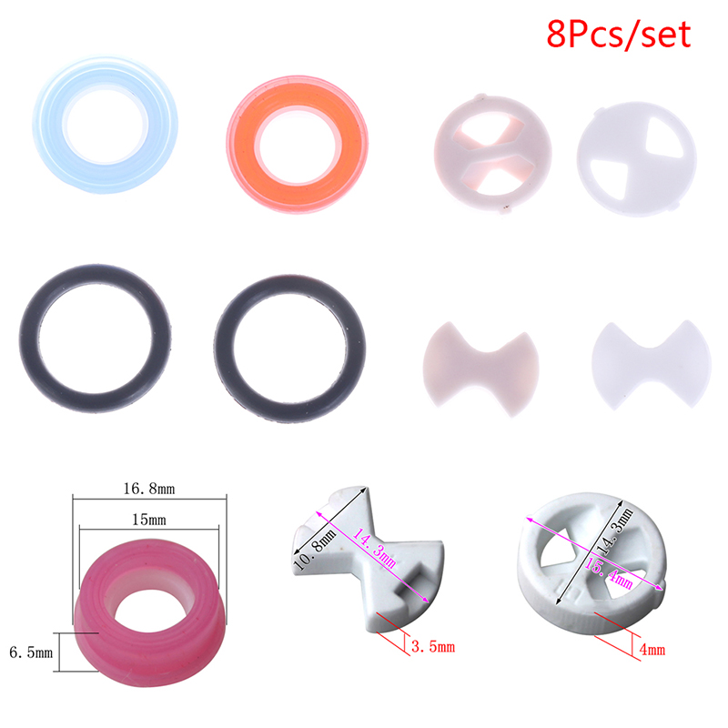8Pcs Ceramic Disc Washer Set 1 – обзор и цена Silicone Tap Washer