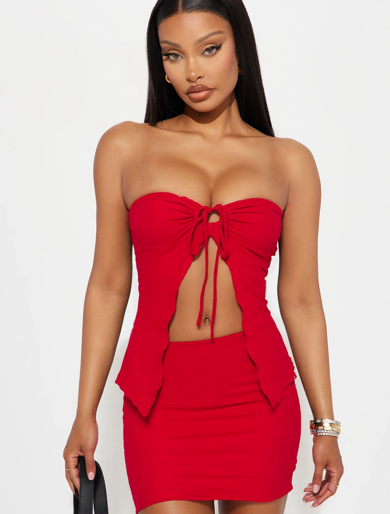Women's Solid Color Tube Top & – обзор и цена Pipe Bending Spring