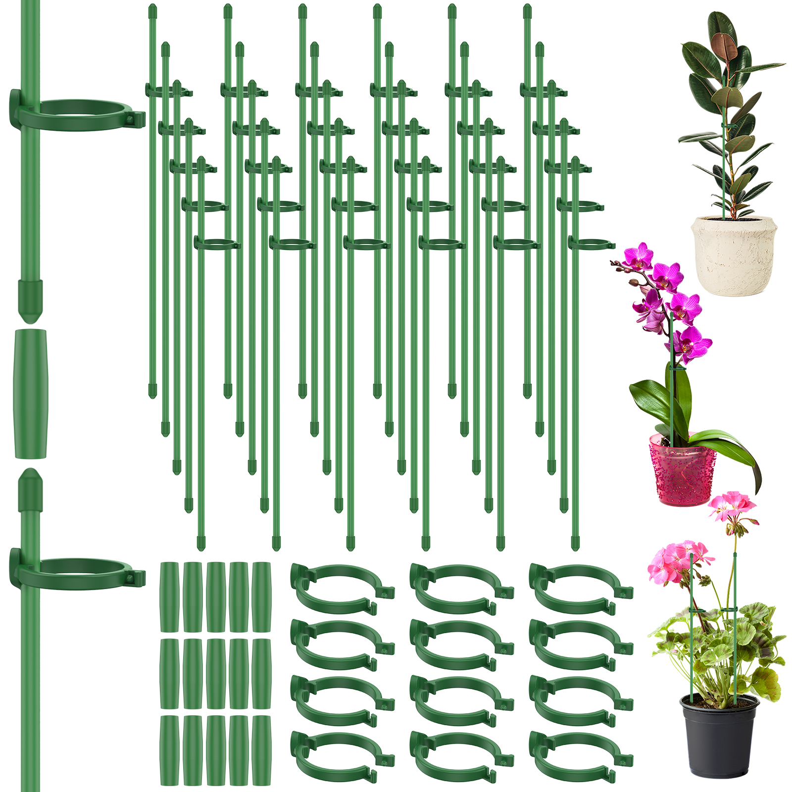 5/30Pcs Adjustable Plant Suppo – обзор и цена Plastic Pipe Clip