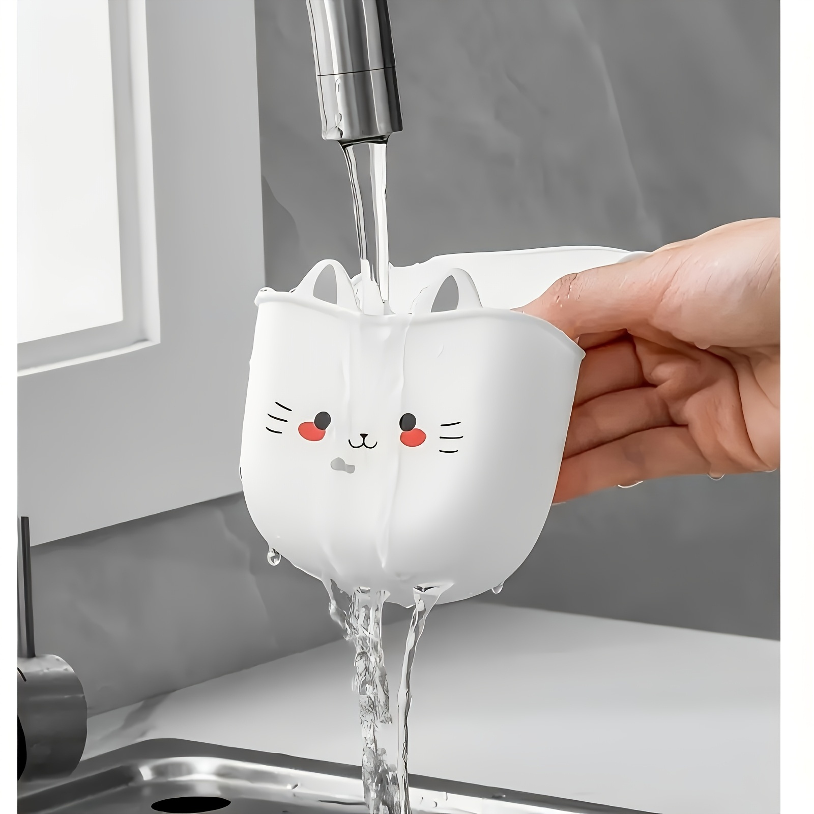 Cartoon Cat Basket Soft Buckle – обзор и цена Silicone Tap Washer