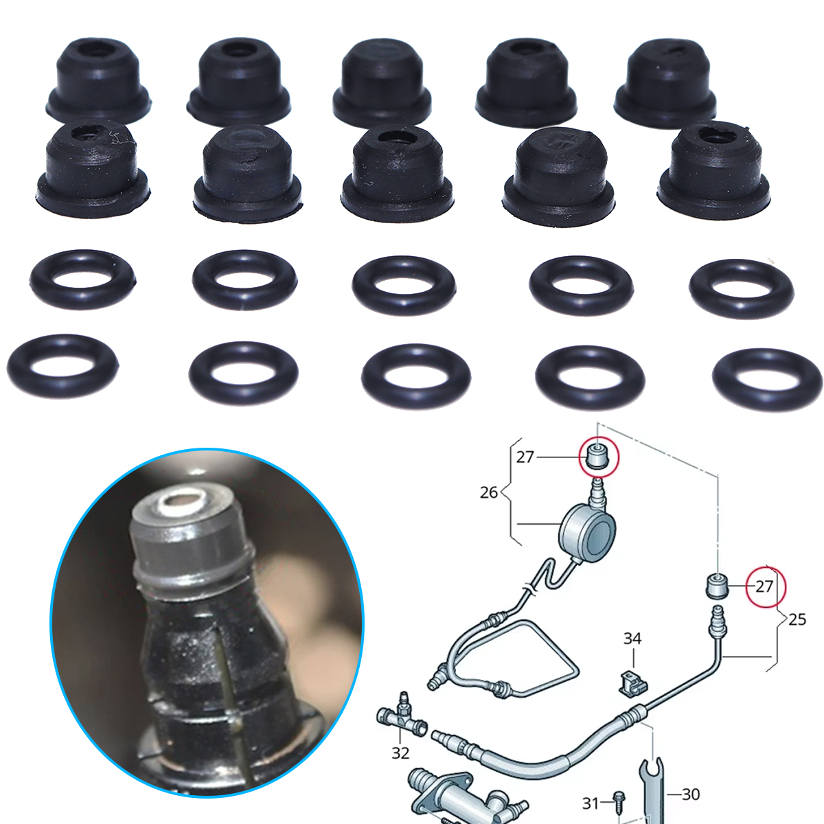 For Fiat Ulysse Peugeot 806 19 – обзор и цена Plastic Pipe Clip