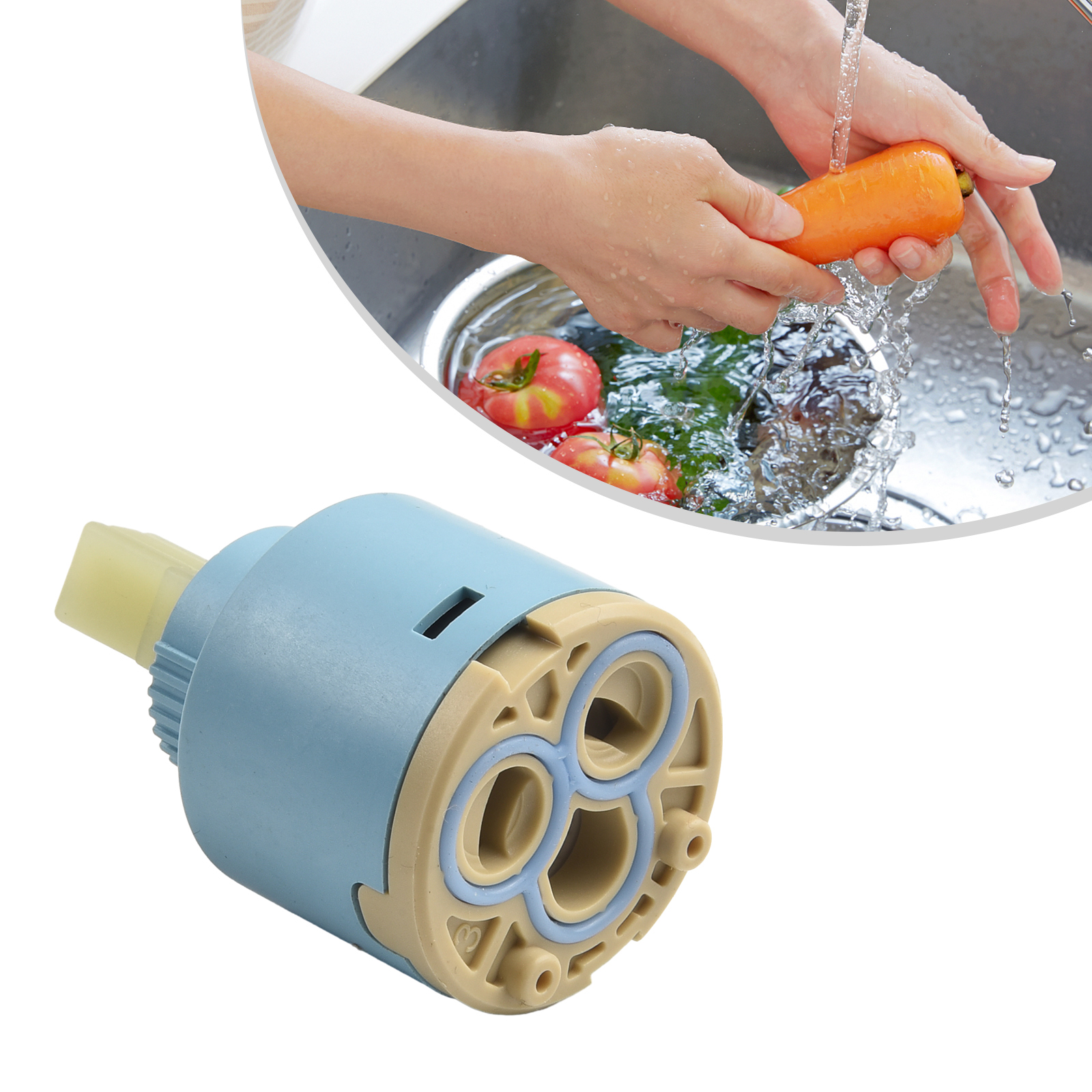 1pc Ceramic Cartridge 35mm/40m – обзор и цена Basin Mixer Cartridge