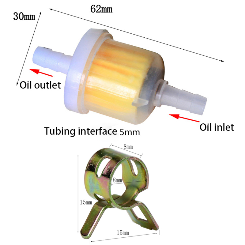 1Set Fuel Petrol Inline Hose P – обзор и цена Plastic Pipe Clip