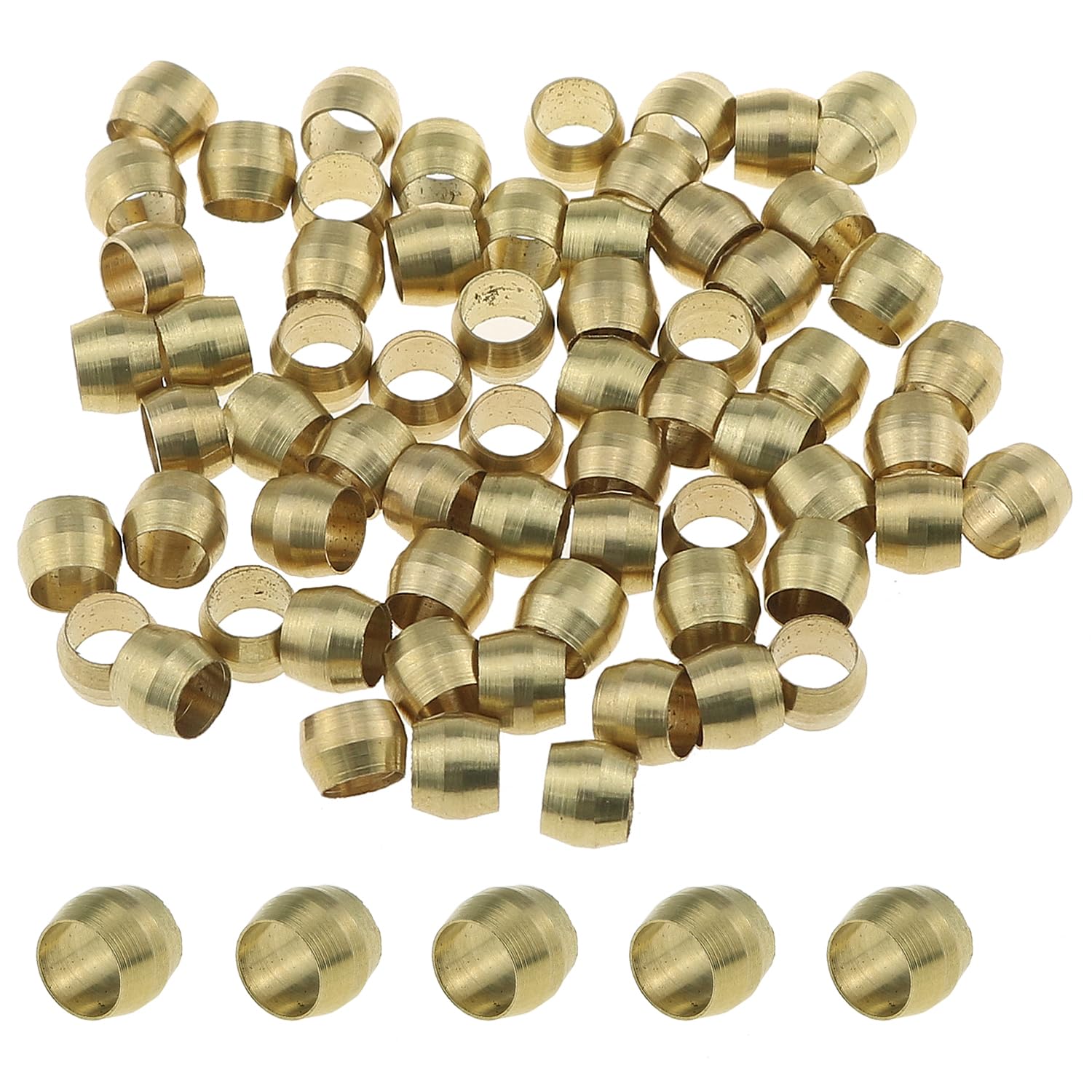 100PCS Brass Ferrule Sleeve Fe – обзор и цена Compression Fitting Brass