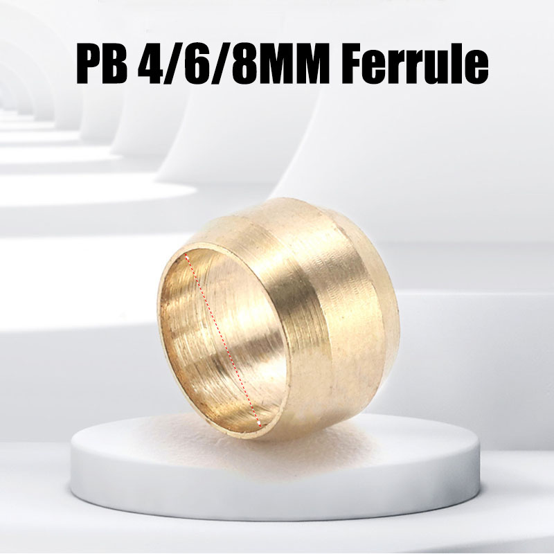 100PCS Brass Ferrule Sleeve Fe – обзор и цена Compression Fitting Brass