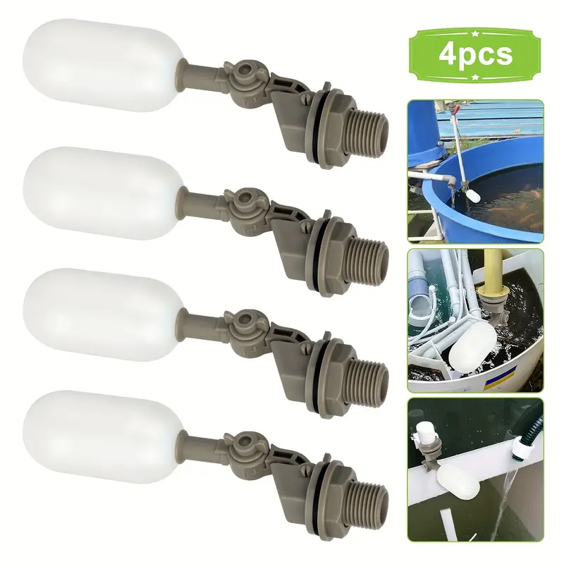 4Pcs Farm Cattle Plastic Water – обзор и цена Float Ball Valve