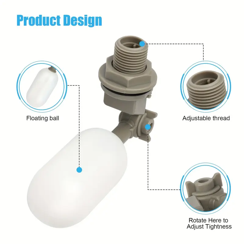 4Pcs Farm Cattle Plastic Water – обзор и цена Float Ball Valve
