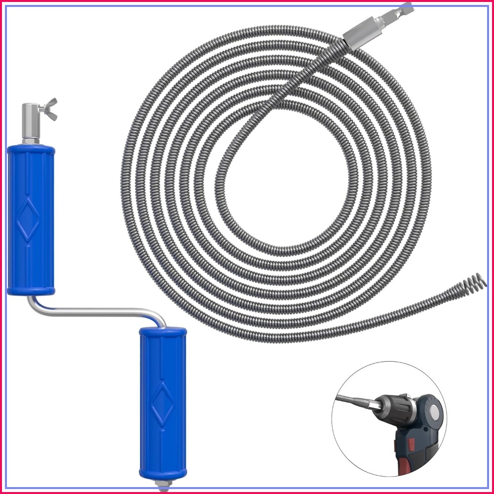 Drain Snake 16.4ft x 6mm Auto  – обзор и цена Drain Snake Flexible
