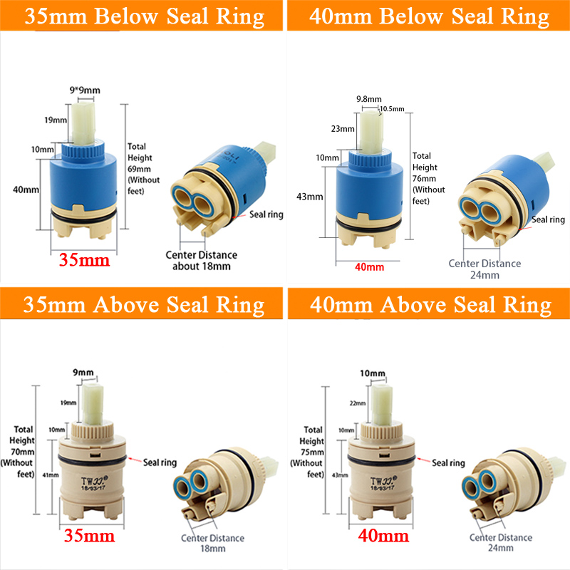 Tap Mixing High spool Valve 35 – обзор и цена Basin Mixer Cartridge