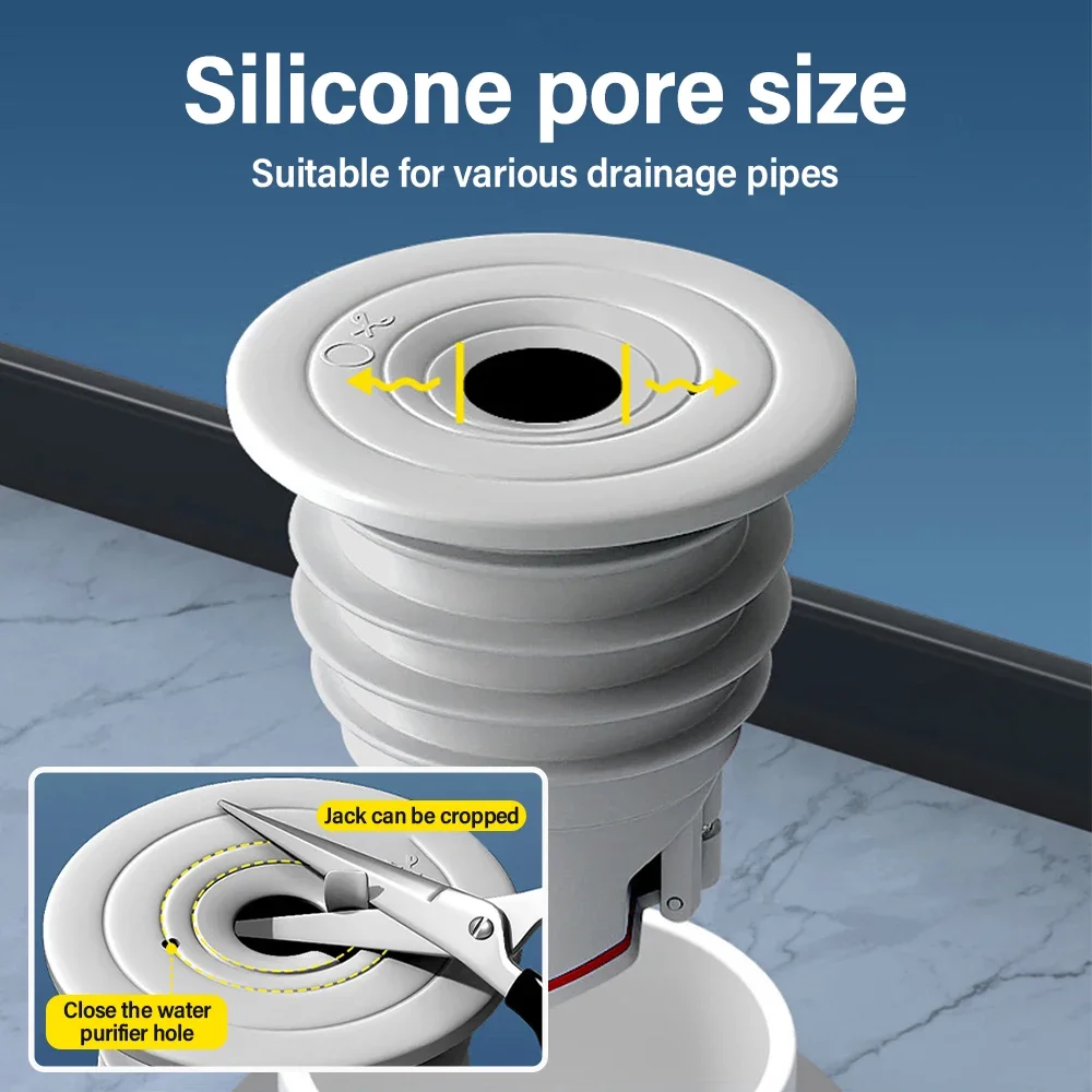 70-75mm Silicone Drains Kitche – обзор и цена Drain Pipe Clip