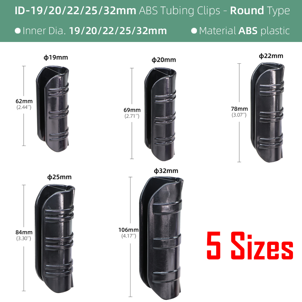 30PCS 19/20/22/25/32MM Garden  – обзор и цена Plastic Pipe Clip
