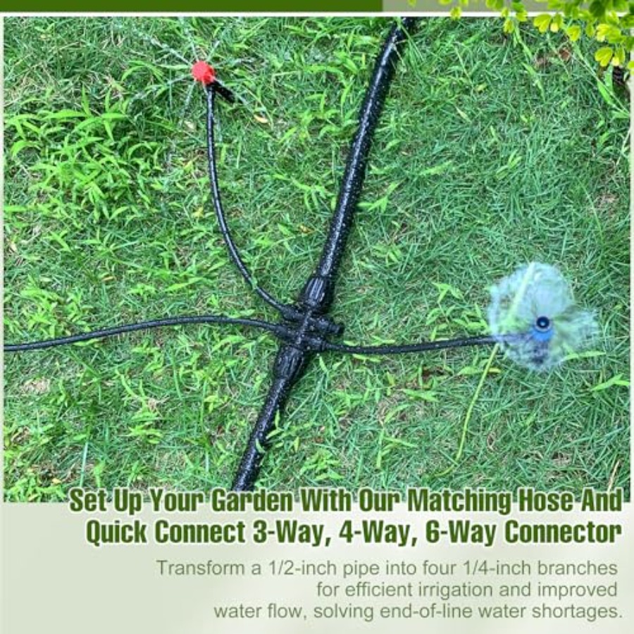 100FT 1/2 Inch Drip Irrigation – обзор и цена Push Fit Connector
