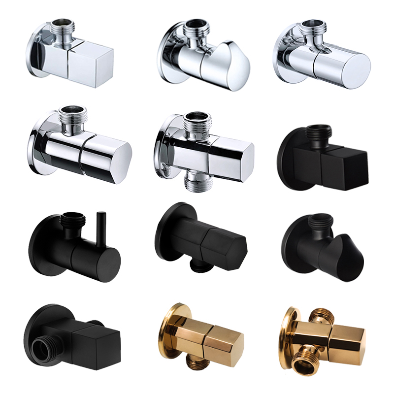 Brass Angle Valve Chrome Black – обзор и цена Toilet Fill Valve