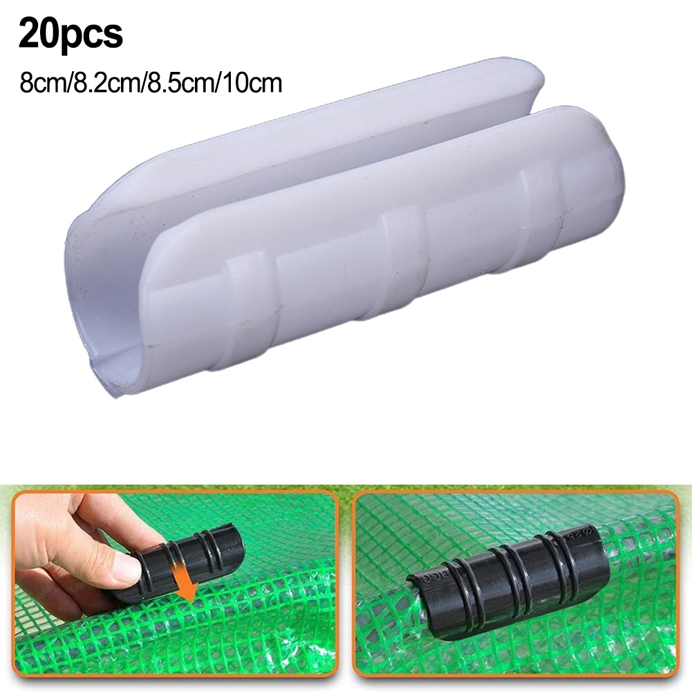 20Pc Greenhouse Frame Film Buc – обзор и цена Plastic Pipe Clip