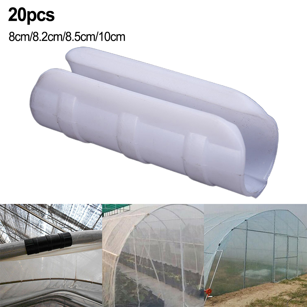 20Pc Greenhouse Frame Film Buc – обзор и цена Plastic Pipe Clip